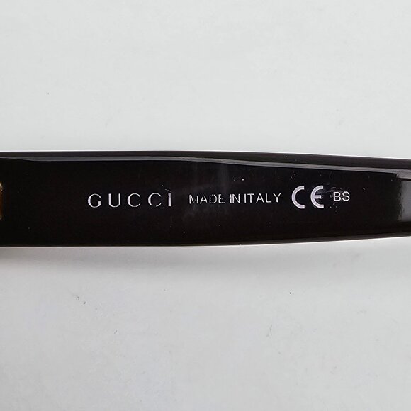 Gucci GG3607 7EH Brown Red Yellow Gold Eyeglasses Frame w/ Case Italy 52-15-140 - Picture 10 of 16